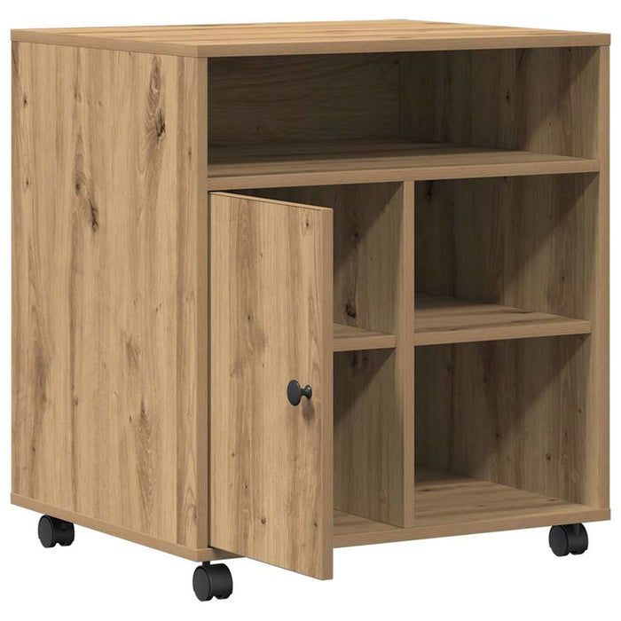 Suport pentru imprimantă stejar artizanal 60 x 50 x 67 cm - WALTI WALTI