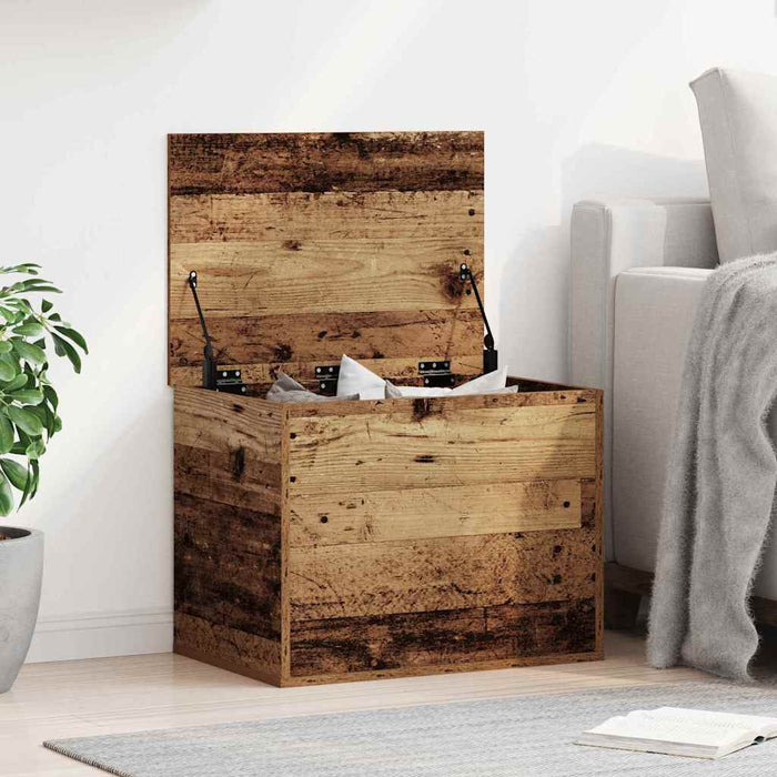 Cutie de depozitare Lemn vechi 60 x 42 x 46 cm Lemn compozit - WALTI WALTI