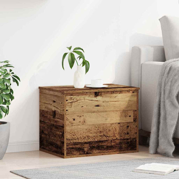 Cutie de depozitare Lemn vechi 60 x 42 x 46 cm Lemn compozit - WALTI WALTI