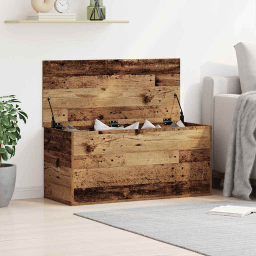 Cutie de depozitare Lemn vechi 100 x 42 x 46 cm Lemn compozit - WALTI WALTI
