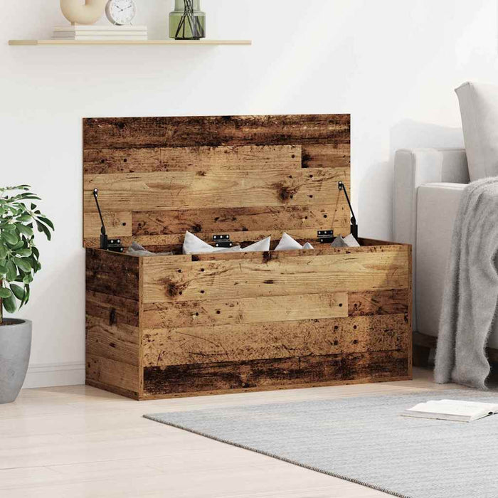 Cutie de depozitare Lemn vechi 100 x 42 x 46 cm Lemn compozit - WALTI WALTI