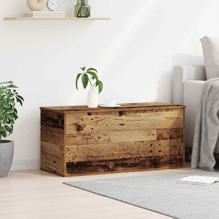 Cutie de depozitare Lemn vechi 100 x 42 x 46 cm Lemn compozit - WALTI WALTI