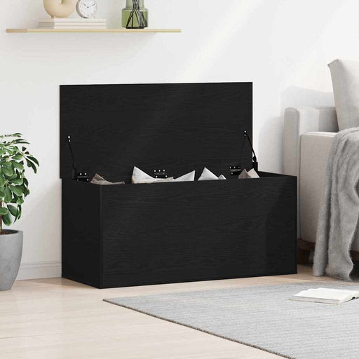 Cutie de depozitare Stejar negru 100 x 42 x 46 cm Lemn compozit - WALTI WALTI