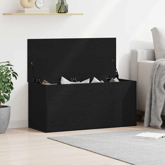 Cutie de depozitare Stejar negru 100 x 42 x 46 cm Lemn compozit - WALTI WALTI