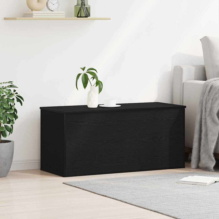 Cutie de depozitare Stejar negru 100 x 42 x 46 cm Lemn compozit - WALTI WALTI