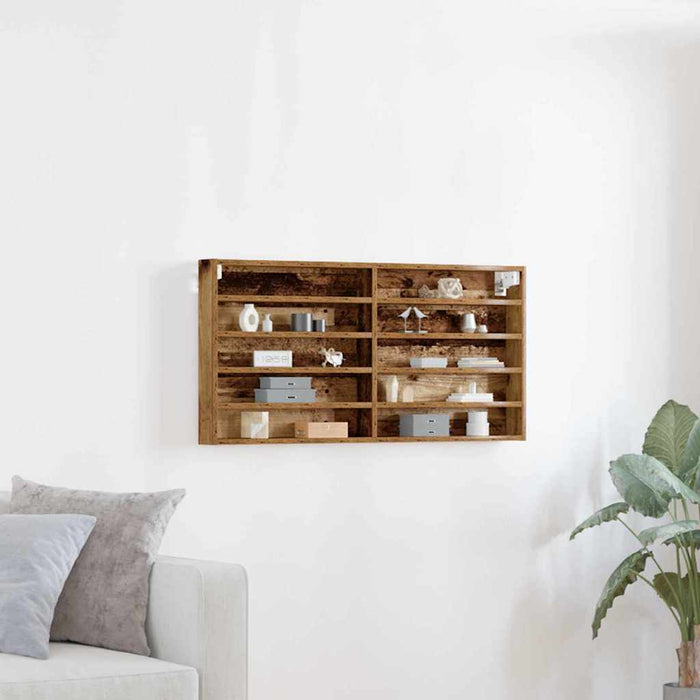 Dulap de Expunere Lemn Vechi 100 x 8,5 x 50 cm Lemn compozit - WALTI WALTI