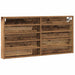 Dulap de Expunere Lemn Vechi 100 x 8,5 x 50 cm Lemn compozit - WALTI WALTI