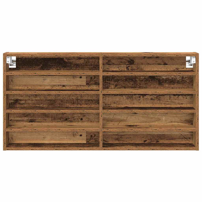Dulap de Expunere Lemn Vechi 100 x 8,5 x 50 cm Lemn compozit - WALTI WALTI