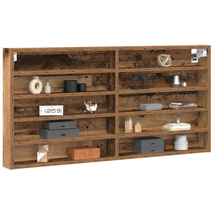 Dulap de Expunere Lemn Vechi 100 x 8,5 x 50 cm Lemn compozit - WALTI WALTI