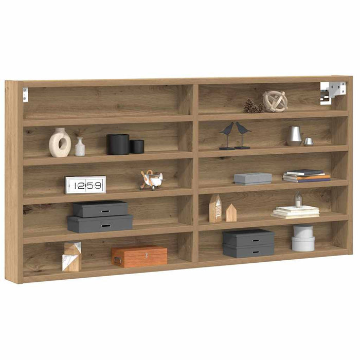 Dulap de Expunere cu raft Stejar Artizanal 100 x 8,5 x 50 cm - WALTI WALTI