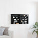 Dulap de Expunere Stejar Negru 100 x 8,5 x 50 cm Lemn compozit - WALTI WALTI