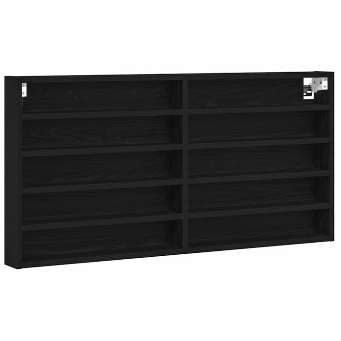 Dulap de Expunere Stejar Negru 100 x 8,5 x 50 cm Lemn compozit - WALTI WALTI