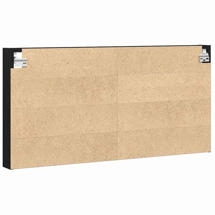 Dulap de Expunere Stejar Negru 100 x 8,5 x 50 cm Lemn compozit - WALTI WALTI