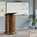 Podium cu sertar Lemn vechi 55 x 55 x 107 cm Lemn compozit - WALTI WALTI