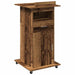 Podium cu sertar Lemn vechi 55 x 55 x 107 cm Lemn compozit - WALTI WALTI