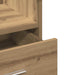Podium cu raft stejar artizanal 55 x 55 x 107 cm Lemn compozit - WALTI WALTI