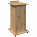 Podium cu raft stejar artizanal 55 x 55 x 107 cm Lemn compozit - WALTI WALTI