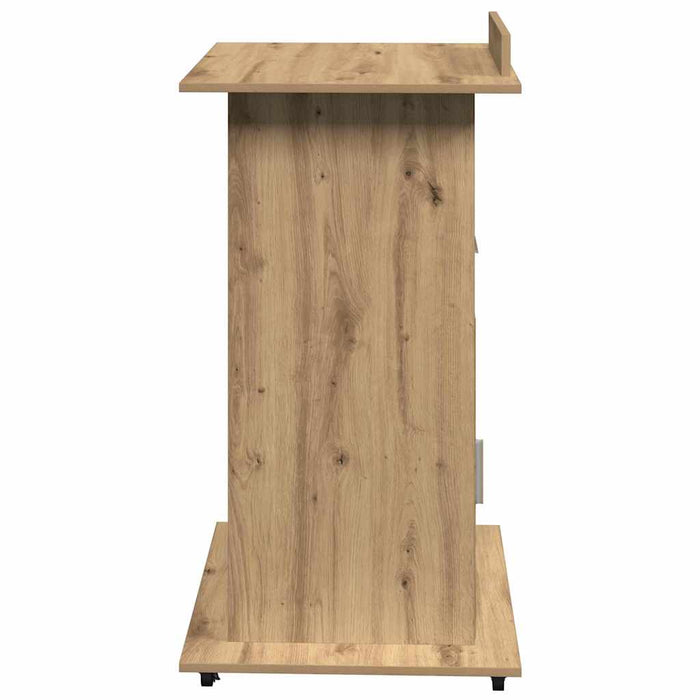 Podium cu raft stejar artizanal 55 x 55 x 107 cm Lemn compozit - WALTI WALTI
