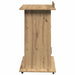 Podium cu raft stejar artizanal 55 x 55 x 107 cm Lemn compozit - WALTI WALTI