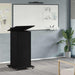 Podium cu sertar Stejar negru 55 x 55 x 107 cm Lemn compozit - WALTI WALTI