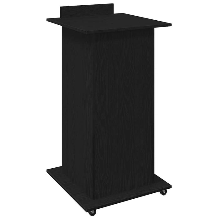 Podium cu sertar Stejar negru 55 x 55 x 107 cm Lemn compozit - WALTI WALTI
