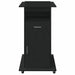 Podium cu sertar Stejar negru 55 x 55 x 107 cm Lemn compozit - WALTI WALTI