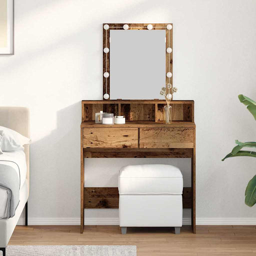 Masă de toaletă Lemn Vechi 80 x 41 x 144.5 cm Lemn compozit - WALTI WALTI