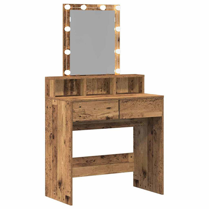 Masă de toaletă Lemn Vechi 80 x 41 x 144.5 cm Lemn compozit - WALTI WALTI