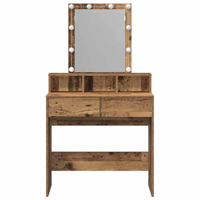 Masă de toaletă Lemn Vechi 80 x 41 x 144.5 cm Lemn compozit - WALTI WALTI