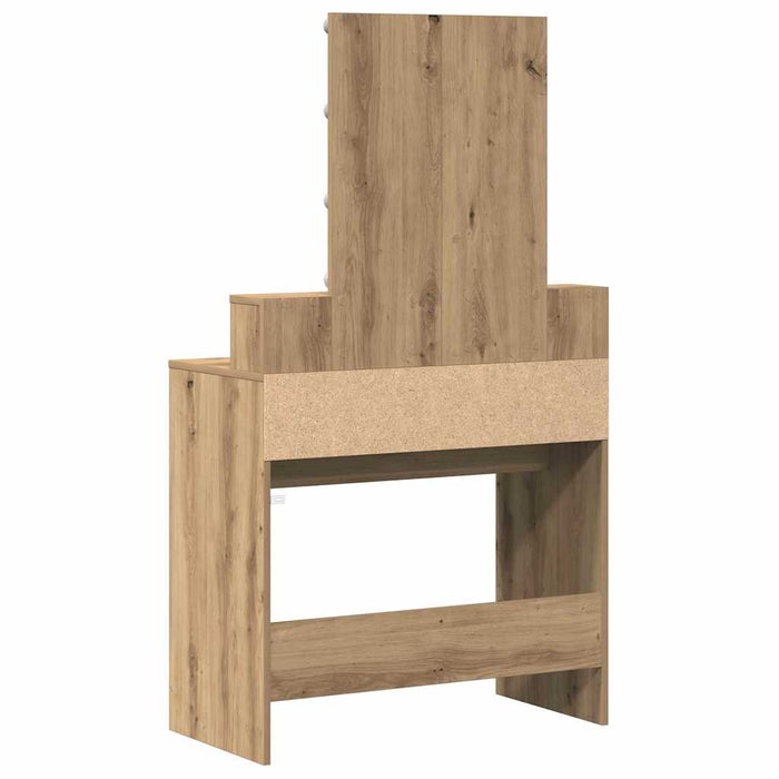 Masă de toaletă cu sertar stejar artizanal 80 x 41 x 144.5 cm - WALTI WALTI