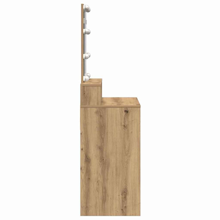 Masă de toaletă cu sertar stejar artizanal 80 x 41 x 144.5 cm - WALTI WALTI