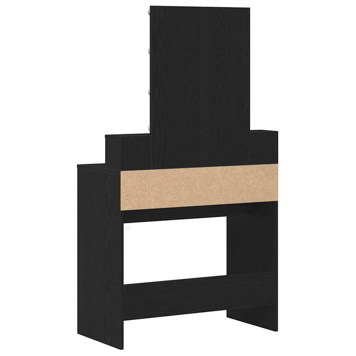 Masă de toaletă Stejar negru 80 x 41 x 144.5 cm Lemn compozit - WALTI WALTI