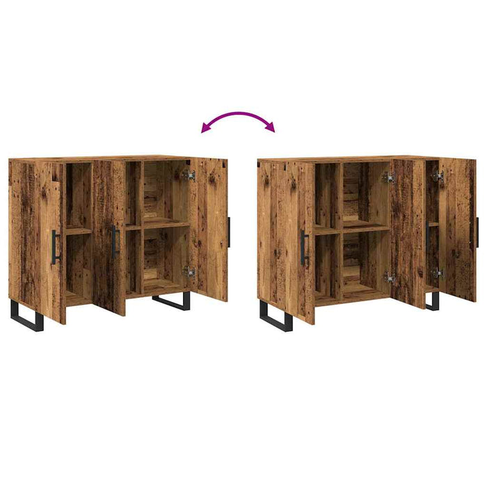 Bufet Lemn vechi 90 x 34 x 80 cm Lemn compozit - WALTI WALTI