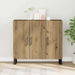 Bufet stejar artizanal 90 x 34 x 80 cm Lemn compozit - WALTI WALTI