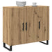 Bufet stejar artizanal 90 x 34 x 80 cm Lemn compozit - WALTI WALTI