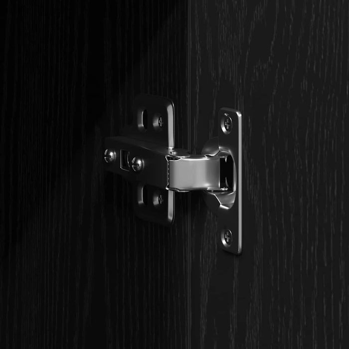 Bufet Stejar negru 90 x 34 x 80 cm Lemn compozit - WALTI WALTI