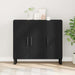 Bufet Stejar negru 90 x 34 x 80 cm Lemn compozit - WALTI WALTI