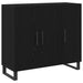 Bufet Stejar negru 90 x 34 x 80 cm Lemn compozit - WALTI WALTI