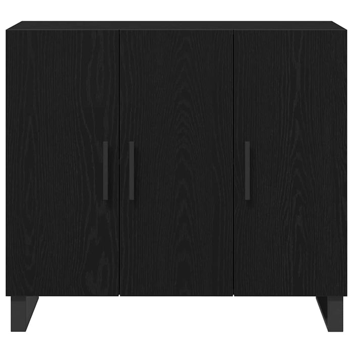 Bufet Stejar negru 90 x 34 x 80 cm Lemn compozit - WALTI WALTI