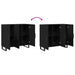 Bufet Stejar negru 90 x 34 x 80 cm Lemn compozit - WALTI WALTI