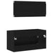 Set de Mobilier pentru Baie cu sertar 2 pcs Stejar Negru - WALTI WALTI