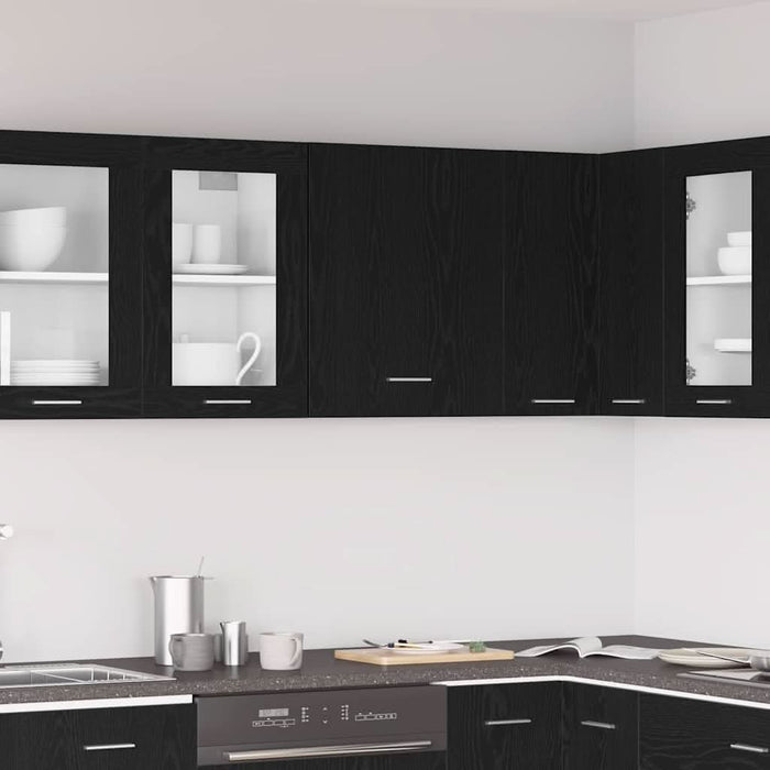 Dulap suspendat Stejar negru 50 x 31 x 60 cm Lemn compozit - WALTI WALTI