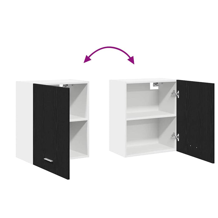 Dulap suspendat Stejar negru 50 x 31 x 60 cm Lemn compozit - WALTI WALTI
