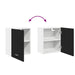 Dulap suspendat Stejar negru 50 x 31 x 60 cm Lemn compozit - WALTI WALTI
