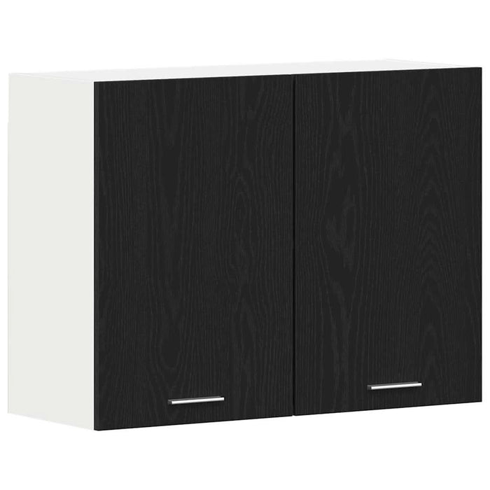 Dulap suspendat Stejar negru 80 x 31 x 60 cm Lemn compozit - WALTI WALTI