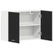 Dulap suspendat Stejar negru 80 x 31 x 60 cm Lemn compozit - WALTI WALTI