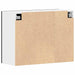 Dulap suspendat Stejar negru 80 x 31 x 60 cm Lemn compozit - WALTI WALTI