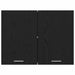 Dulap suspendat Stejar negru 80 x 31 x 60 cm Lemn compozit - WALTI WALTI