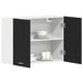 Dulap suspendat Stejar negru 80 x 31 x 60 cm Lemn compozit - WALTI WALTI
