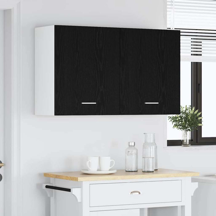 Dulapuri Suspendate cu raft 2 pcs Stejar negru 100 x 31 x 60 cm - WALTI WALTI